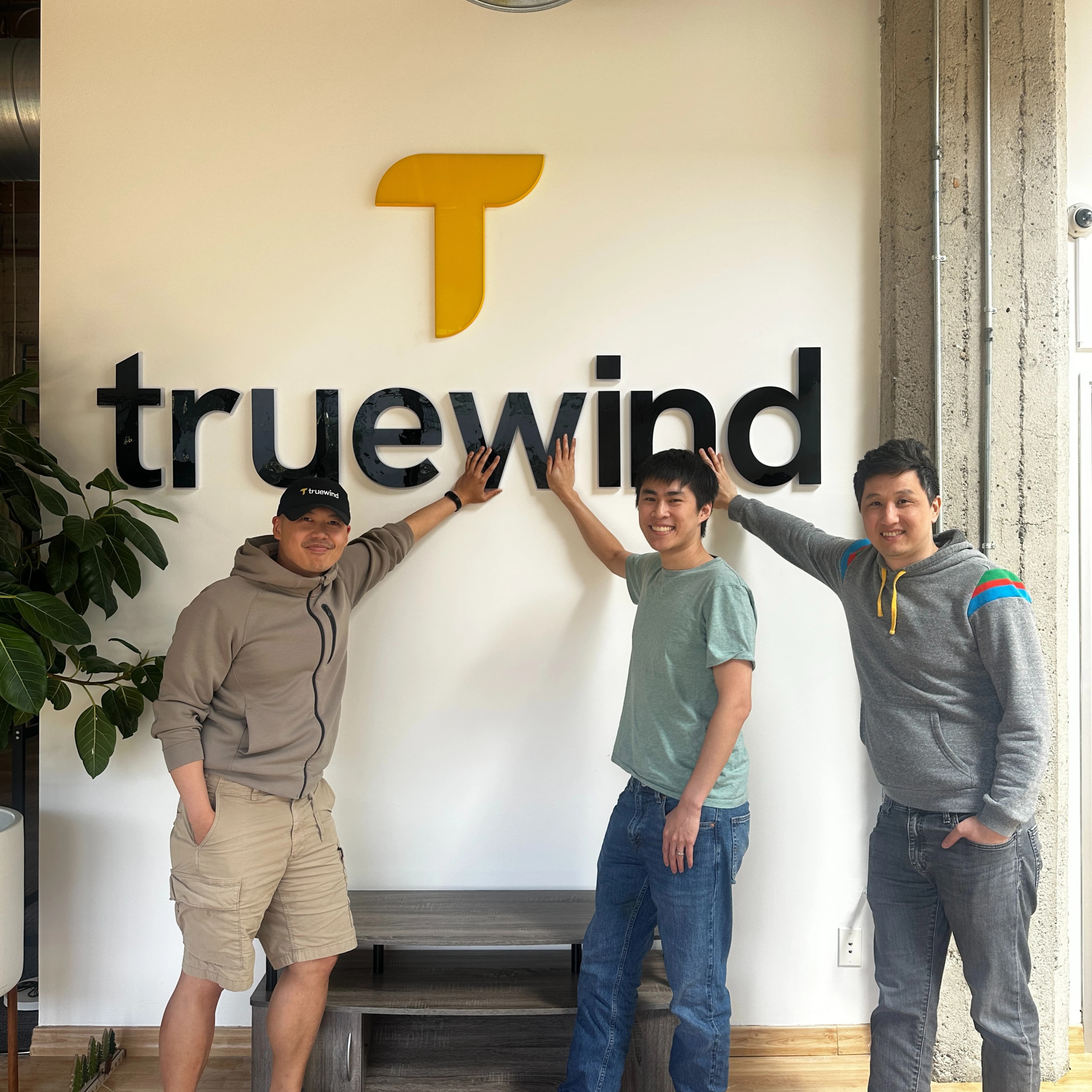 Truewind team members together in the office