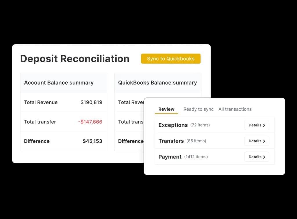 Accounts receivable reconciliation workflow