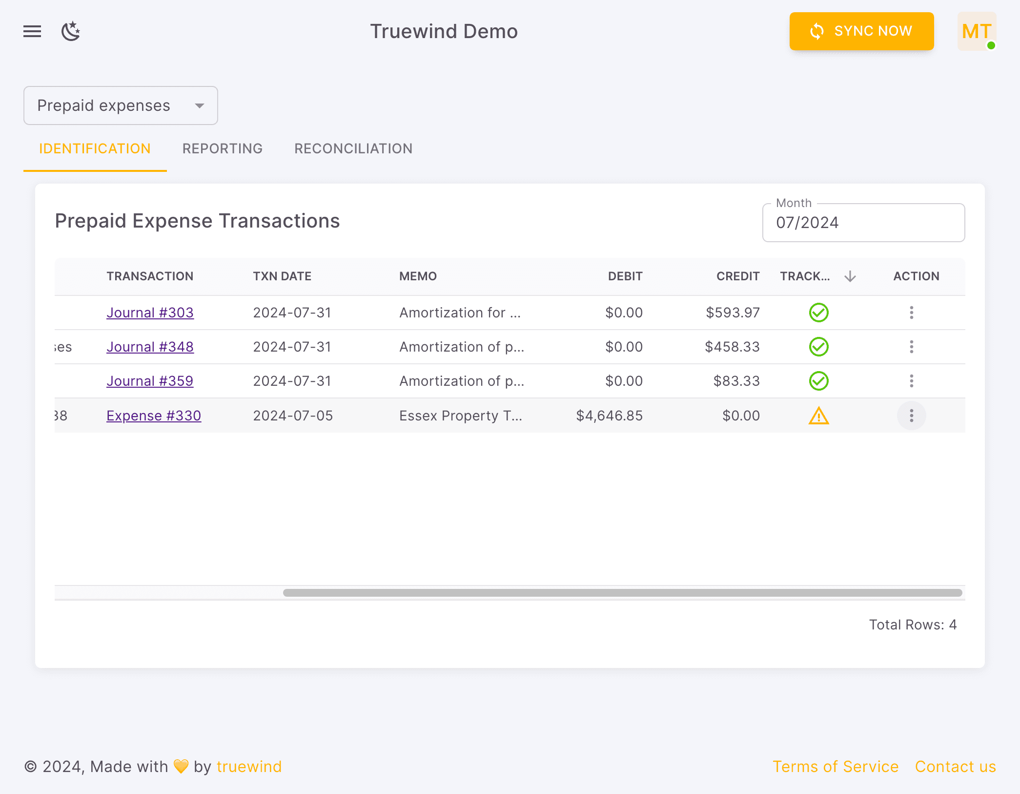 Screenshot showing Select Three Dots