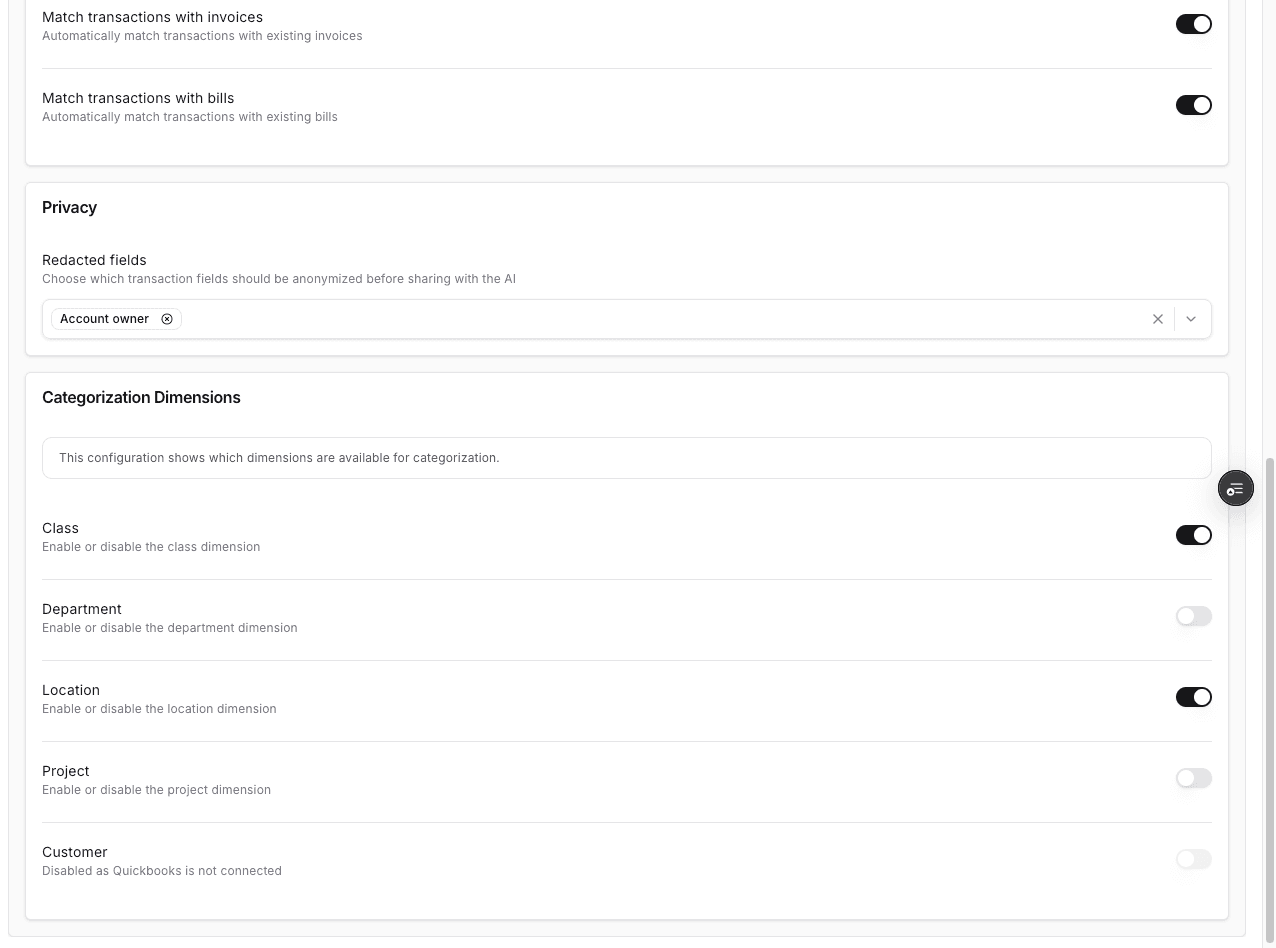 Screenshot showing Scroll down to the Privacy