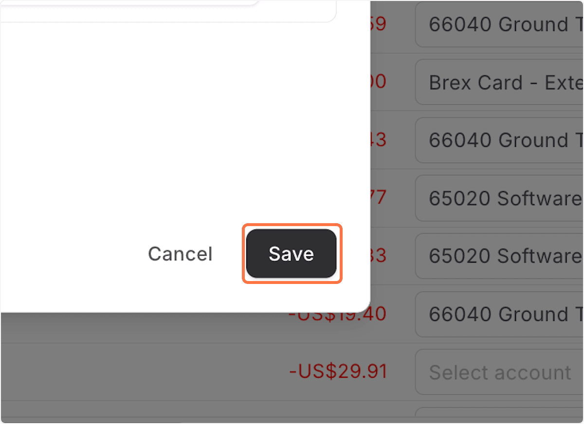 Screenshot showing Click Save