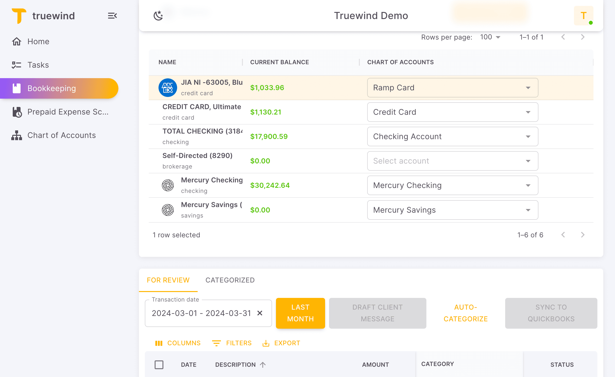 Screenshot showing Click the Bank Account