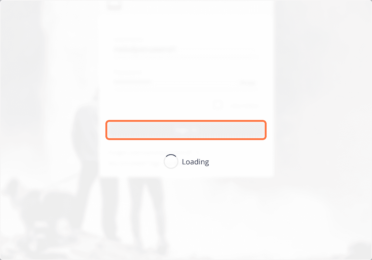 Screenshot showing Review bank account page and asks for log in