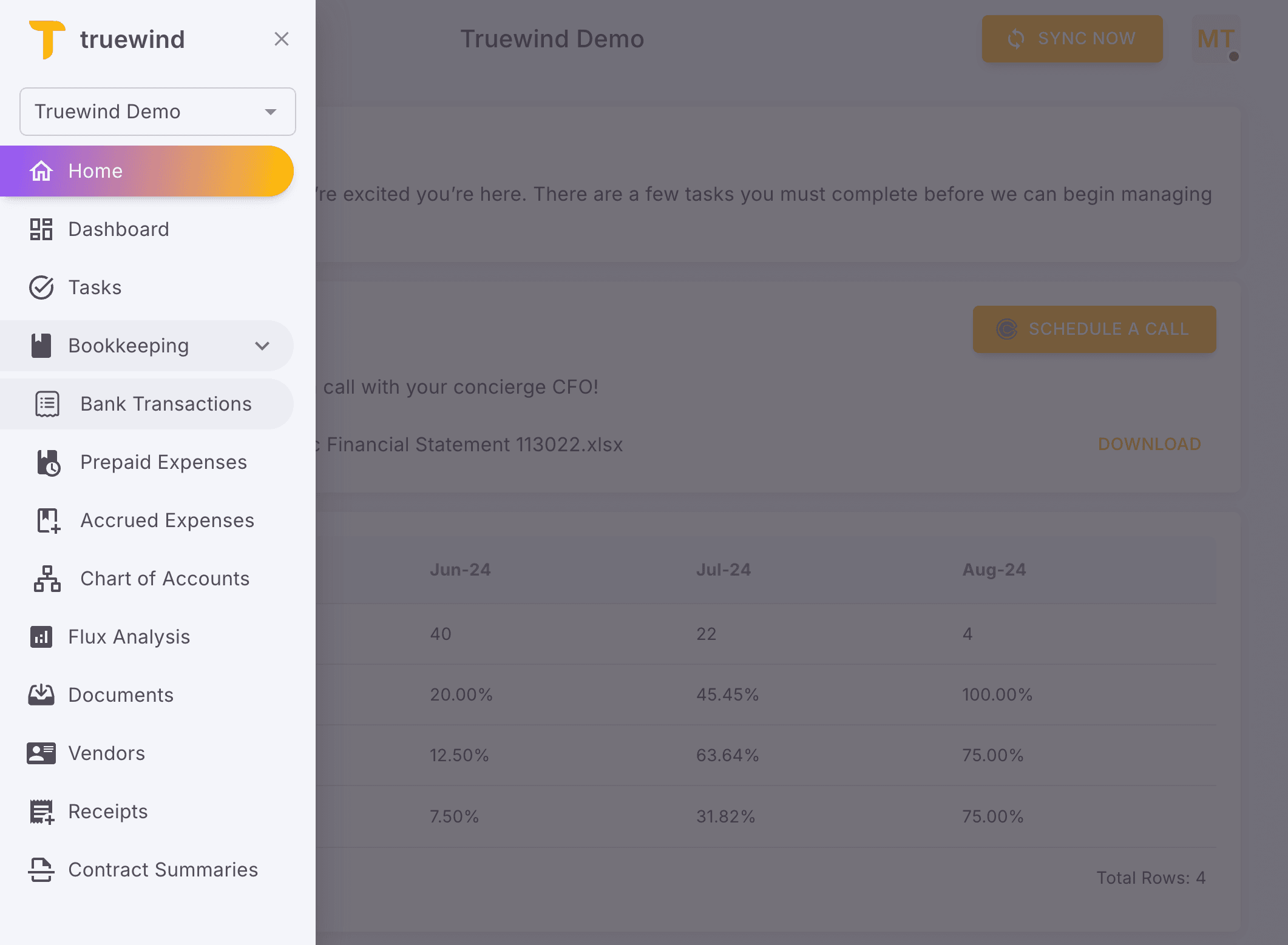 Screenshot showing Click Bank Transactions