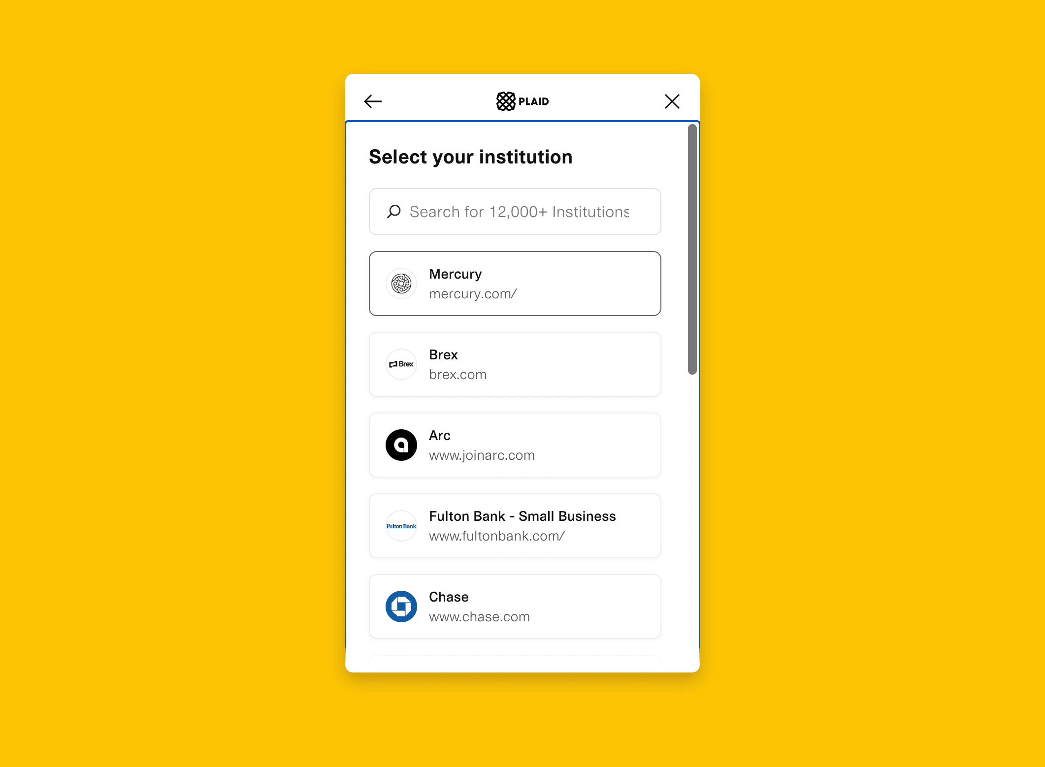 Screenshot showing Click bank account