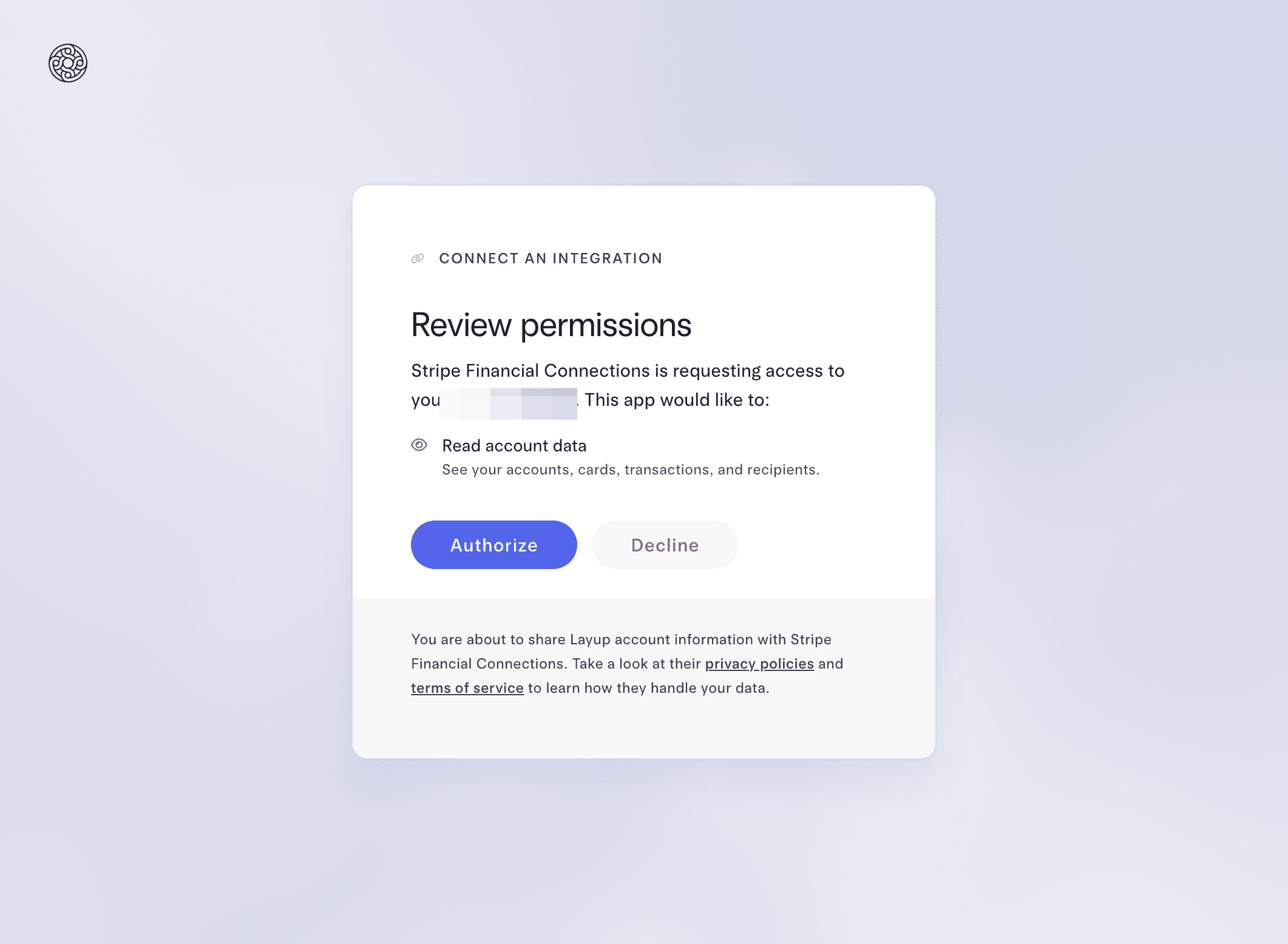Screenshot showing Click Authorize