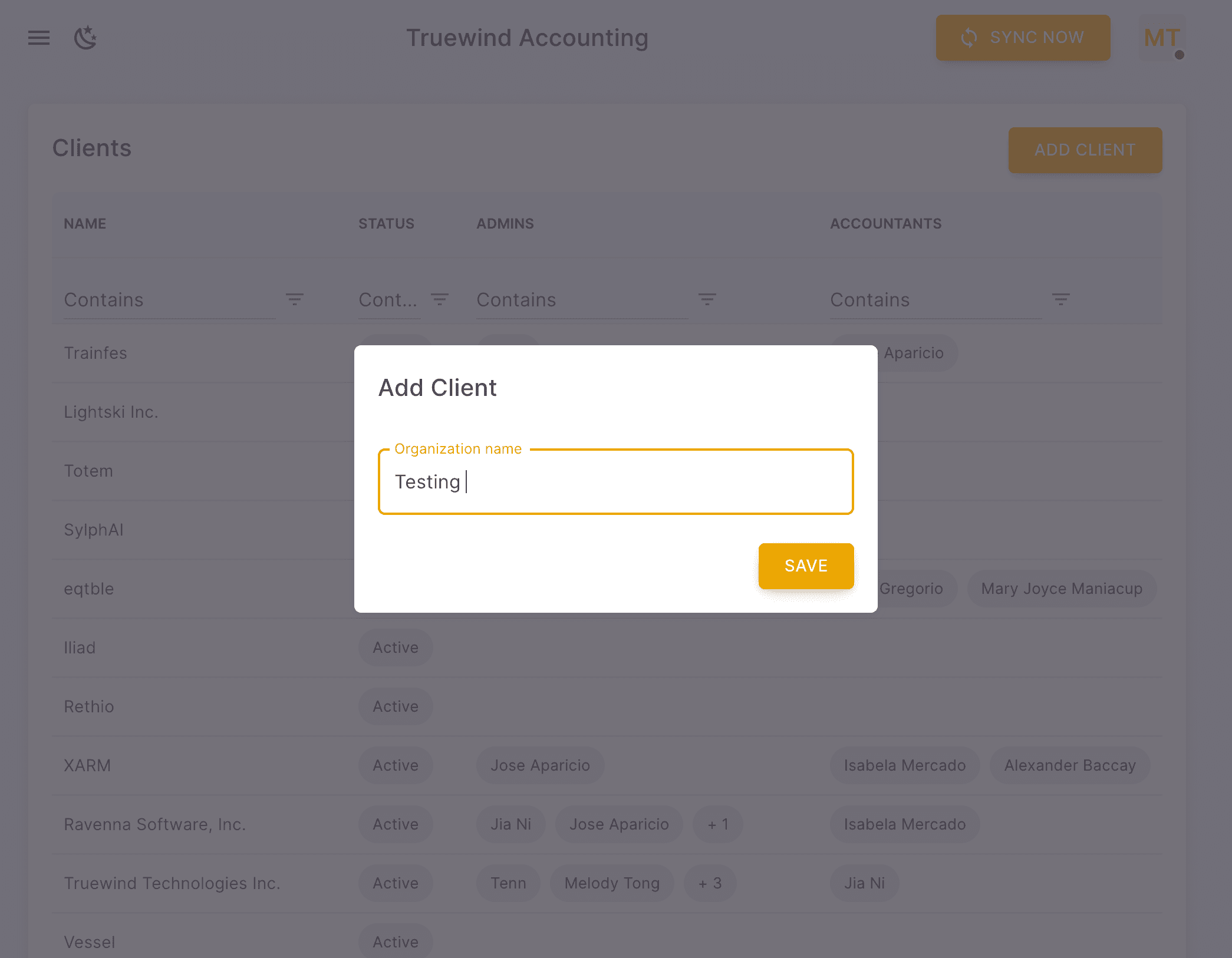 Screenshot showing Click SAVE