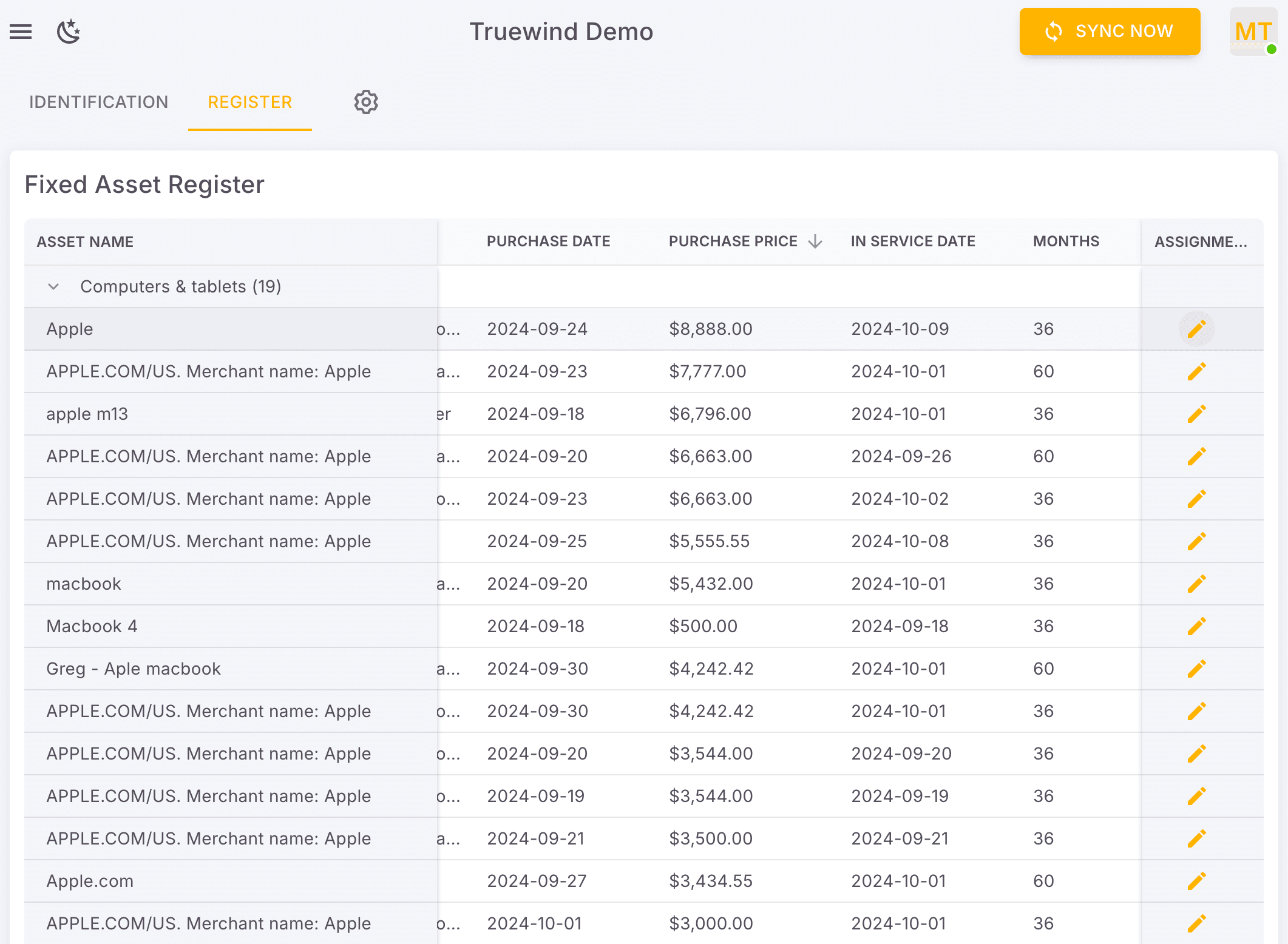 Screenshot showing Select Assign to assign the custodian