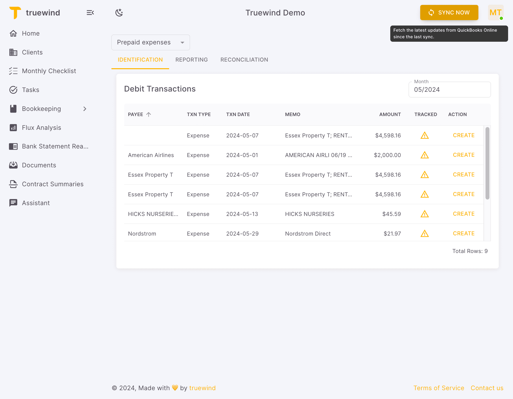 Screenshot showing Review the schedule