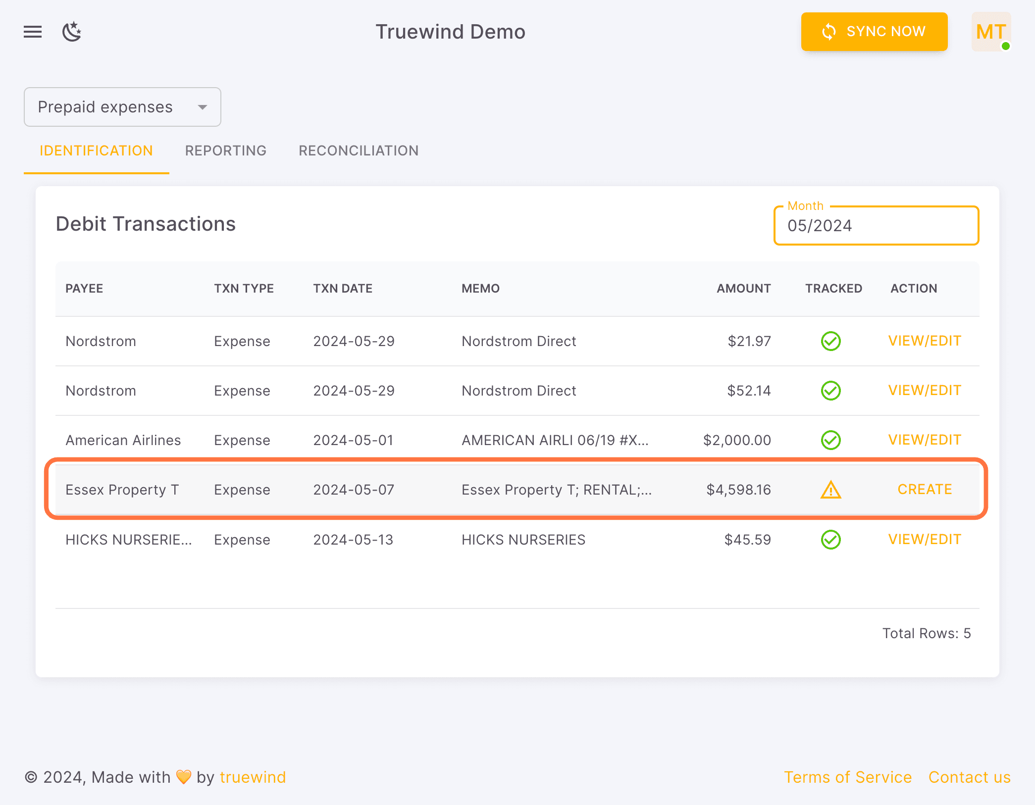 Screenshot showing Review the schedule