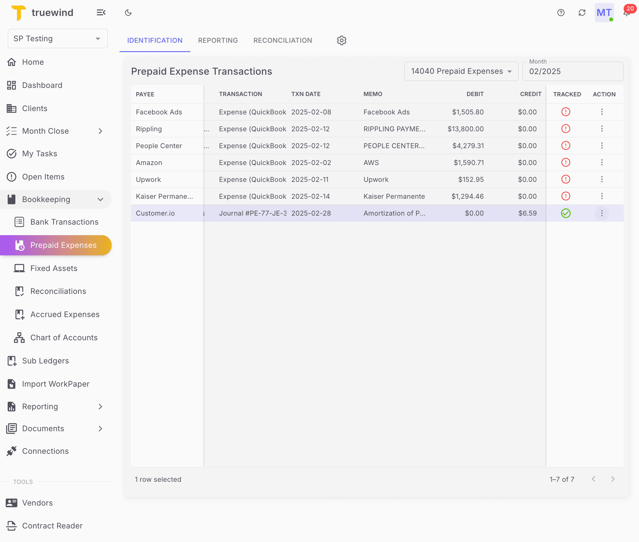 Screenshot showing Select more