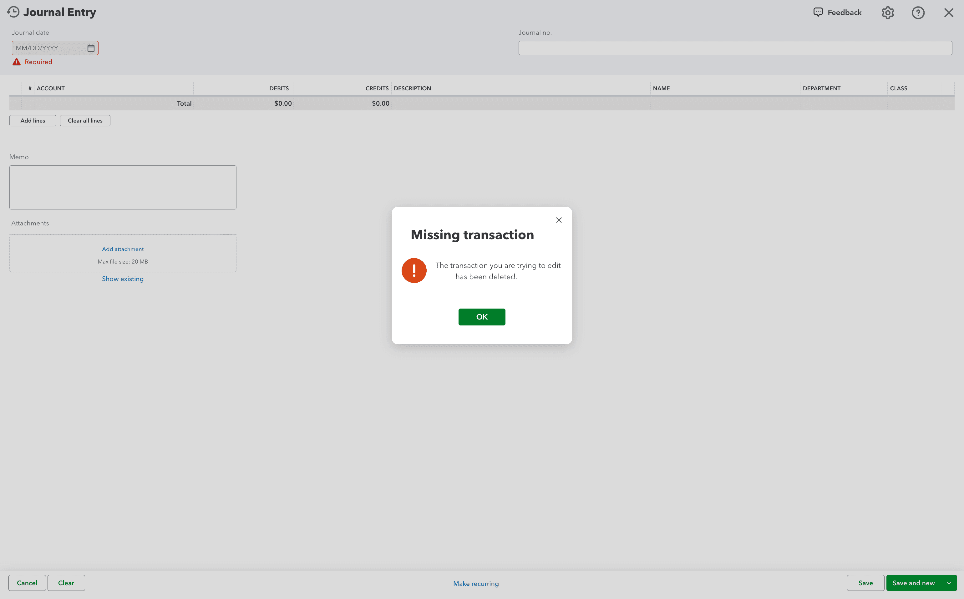 Screenshot showing Status changes from Posted to Not Posted JE is also deleted in GL