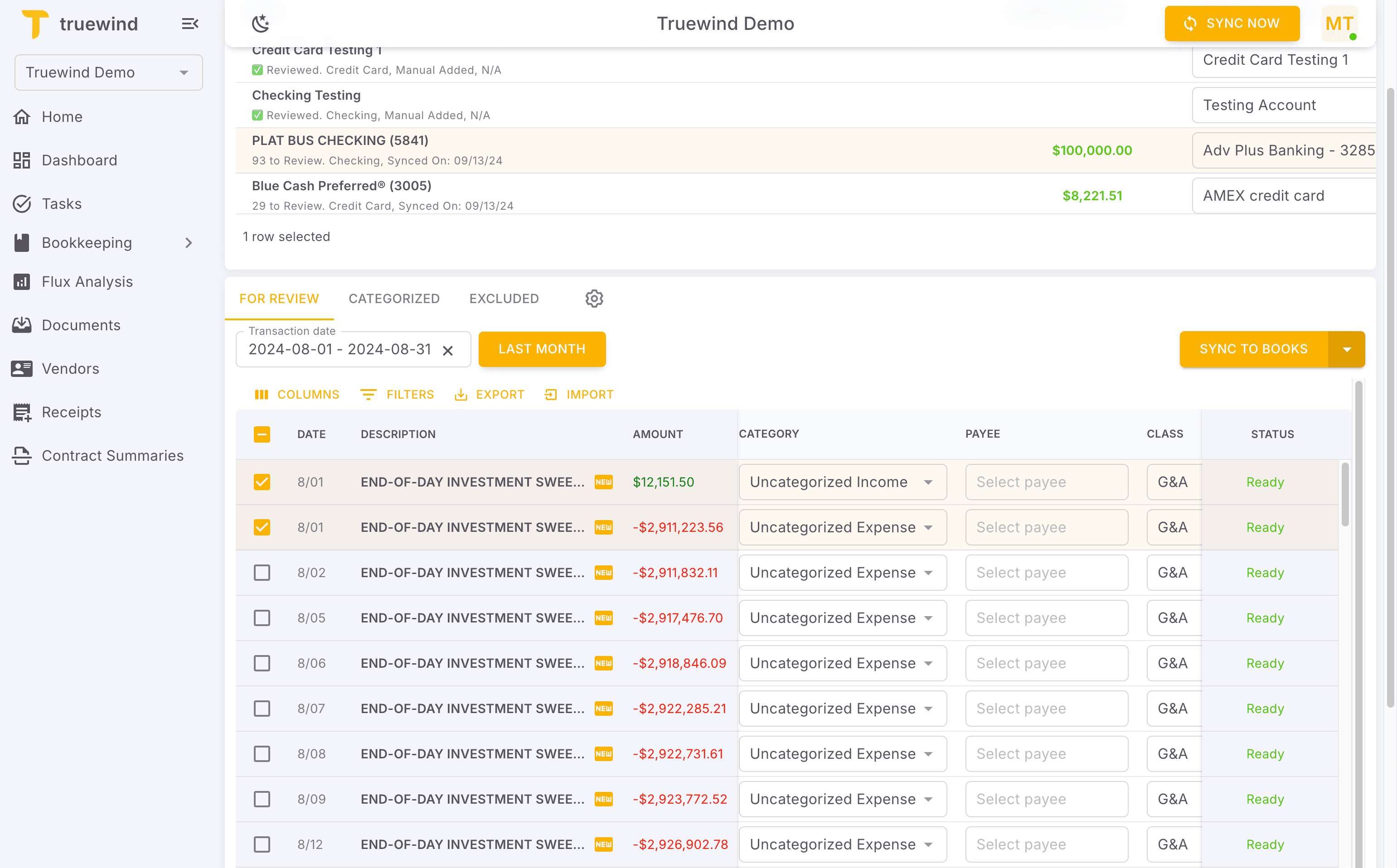 Screenshot showing Click dropdown trigger
