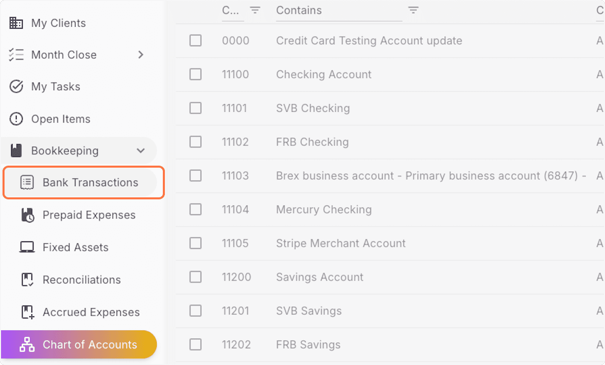 Screenshot showing Click Bank Transactions