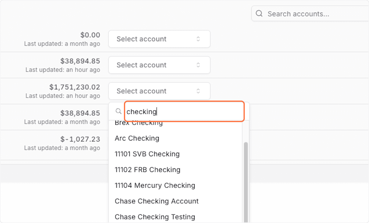 Screenshot showing Enter "checking"