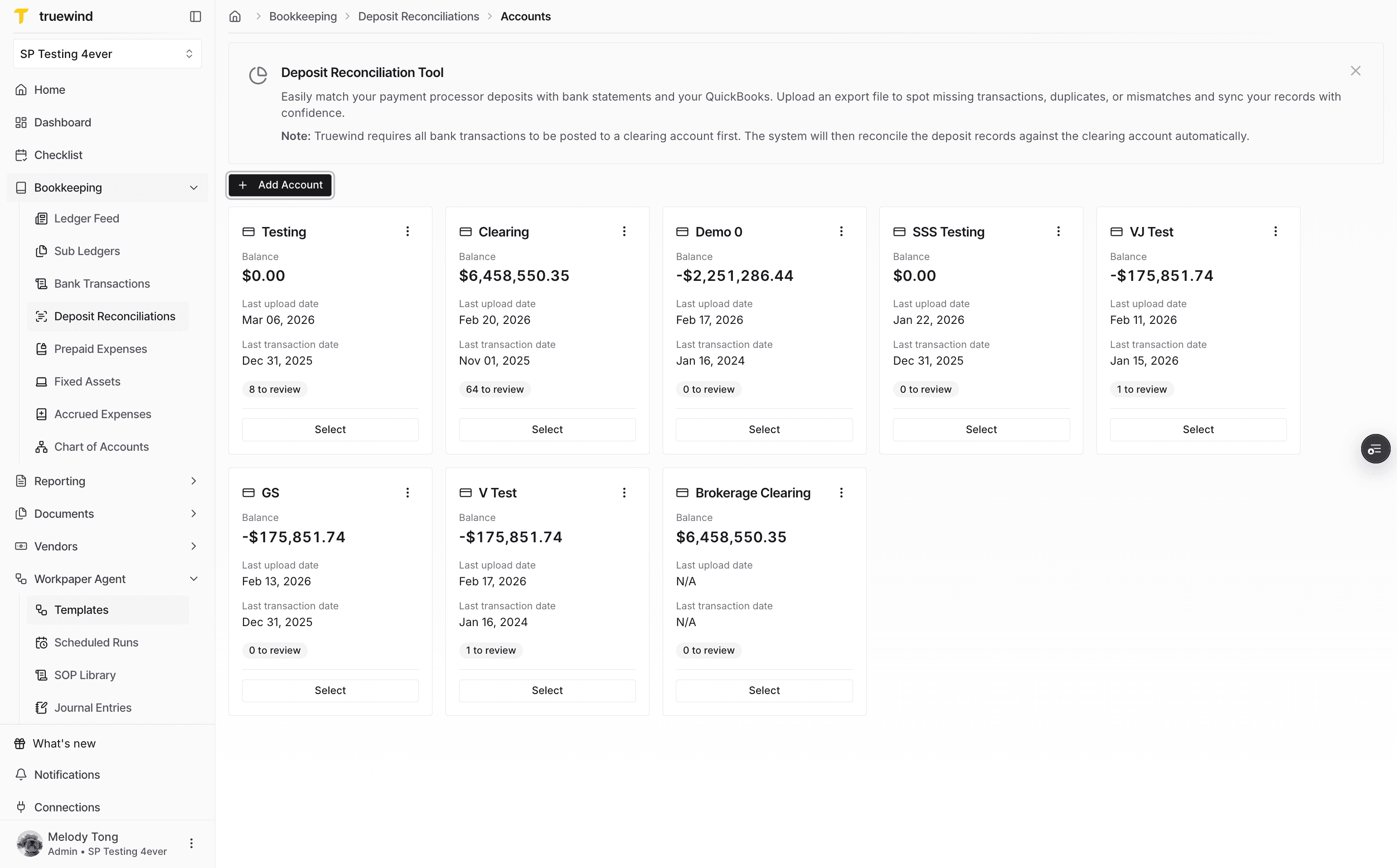 Screenshot showing Templates in Workpaper Agent