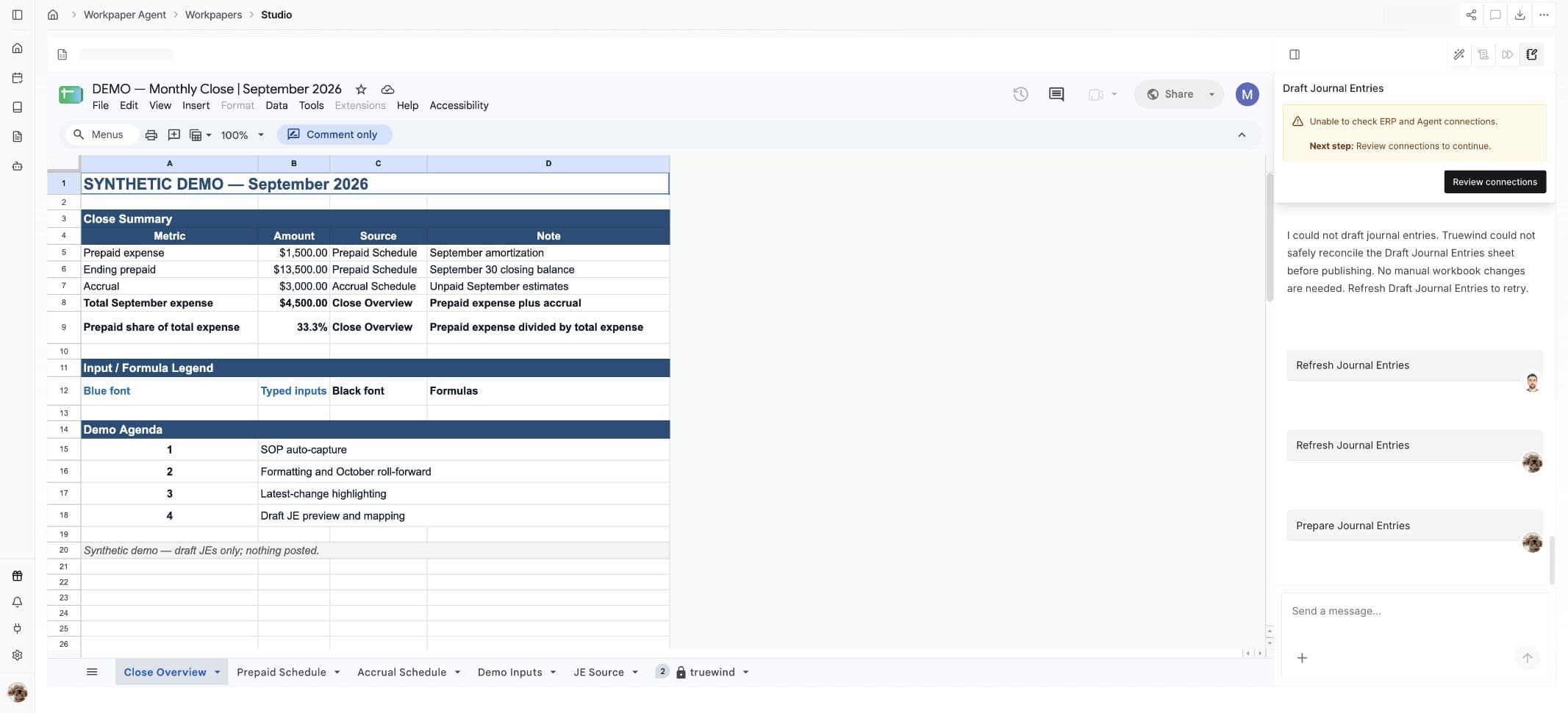 QuickBooks Online workflow: Resolve an error