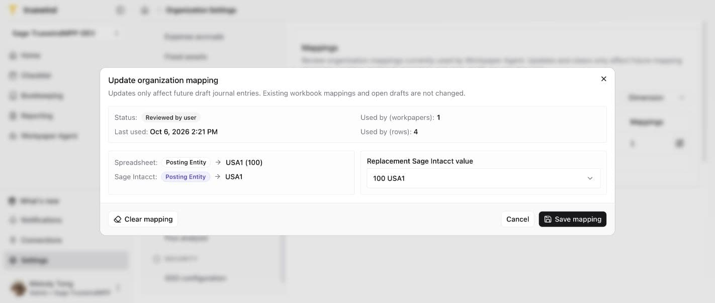 Sage Intacct workflow: Review accounts, vendors/customers, and dimensions