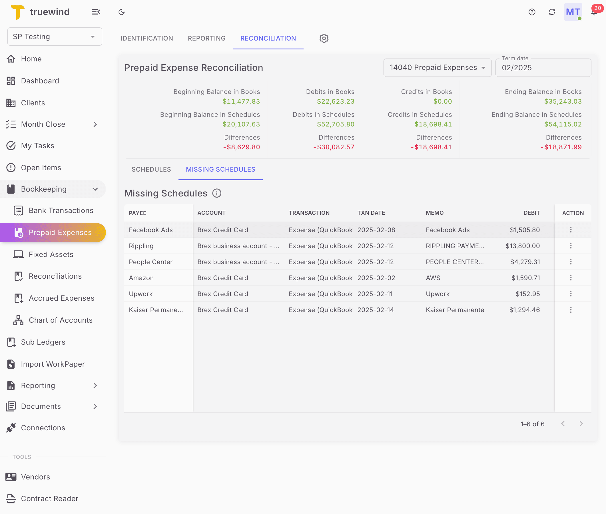 Screenshot showing Select Brex Credit Card…