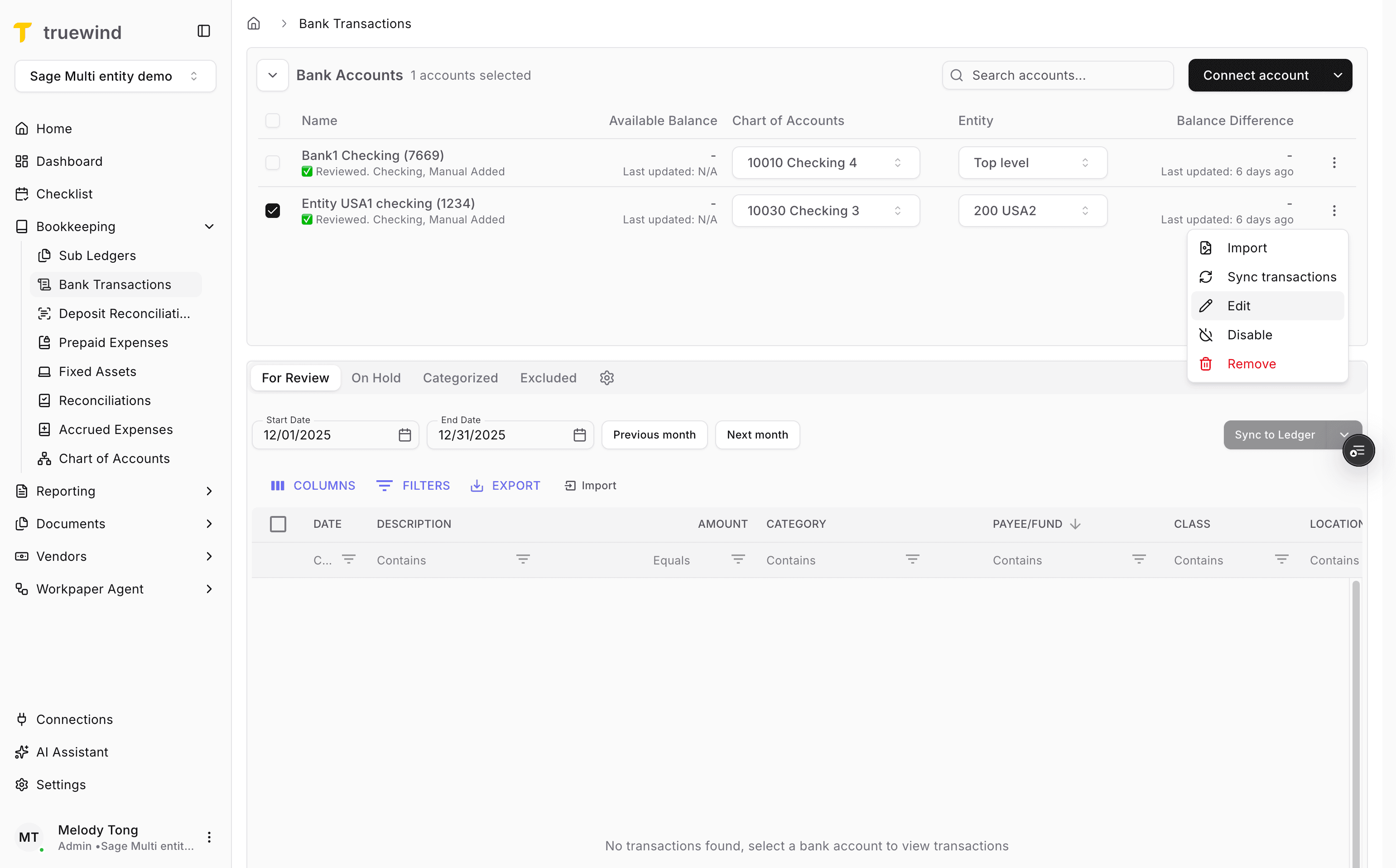 Screenshot showing Click Edit