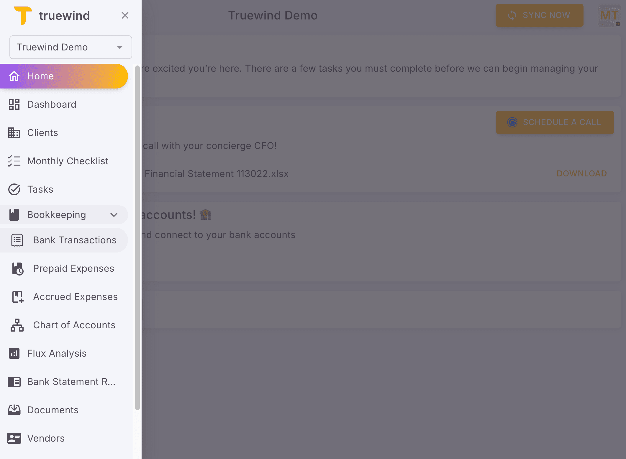 Screenshot showing Click Bank Transactions