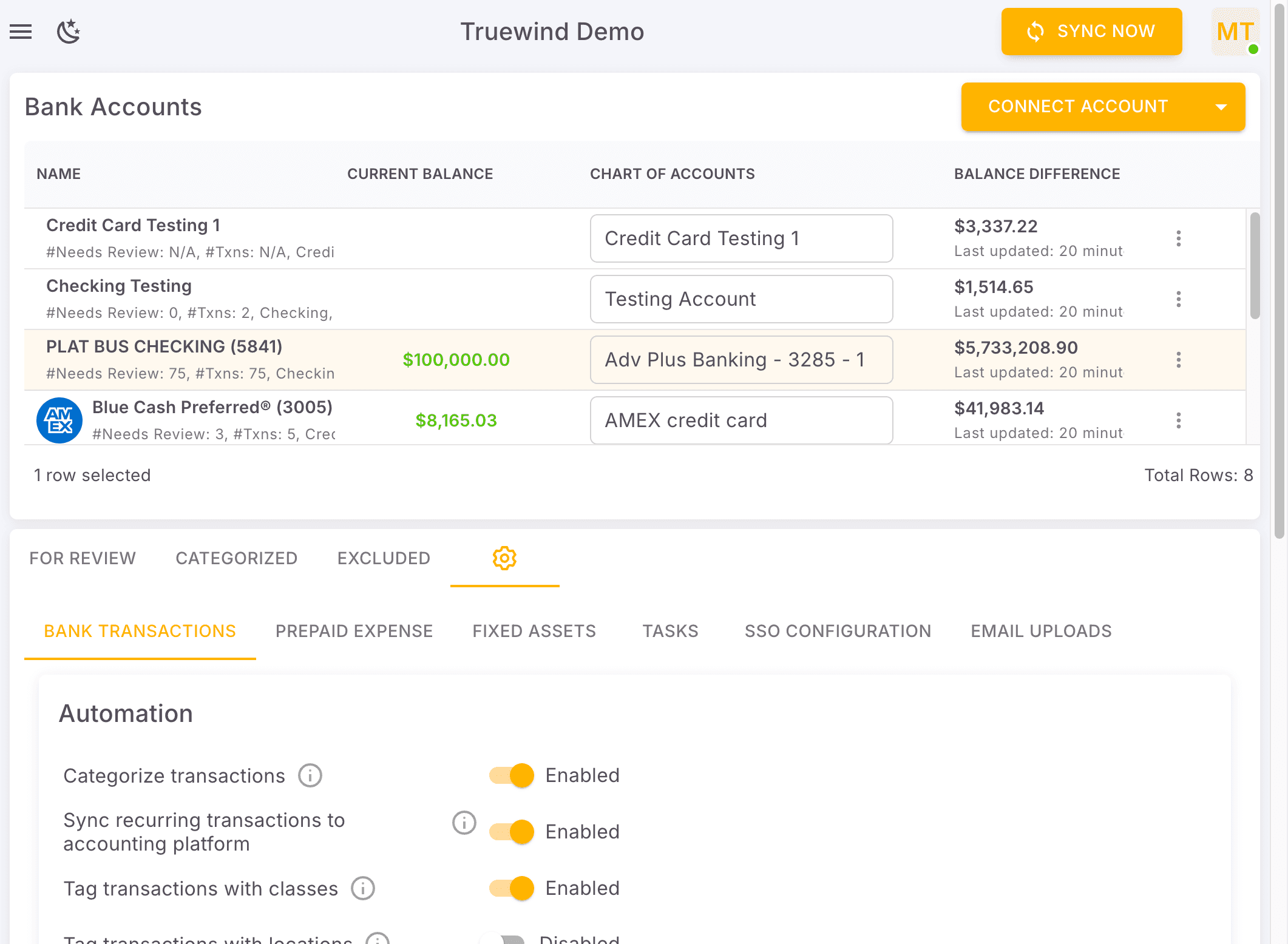 Screenshot showing Click PREPAID EXPENSE