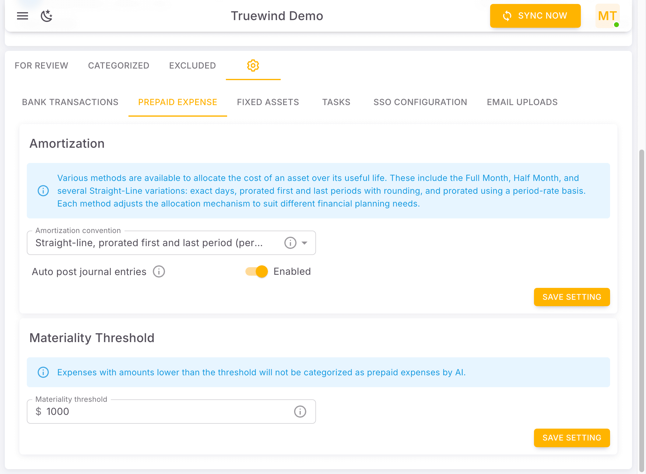 Screenshot showing Click FIXED ASSETS