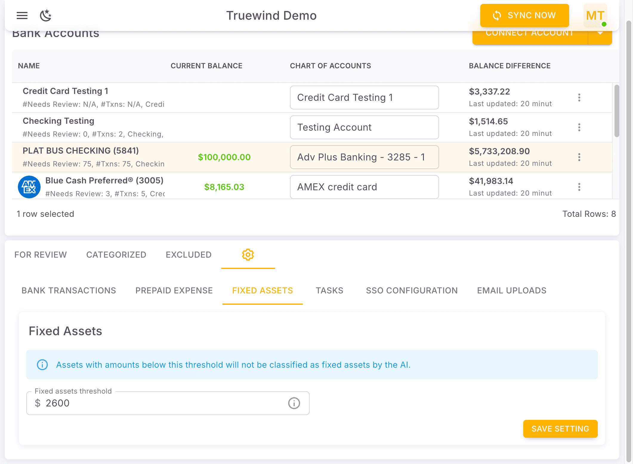 Screenshot showing Click TASKS
