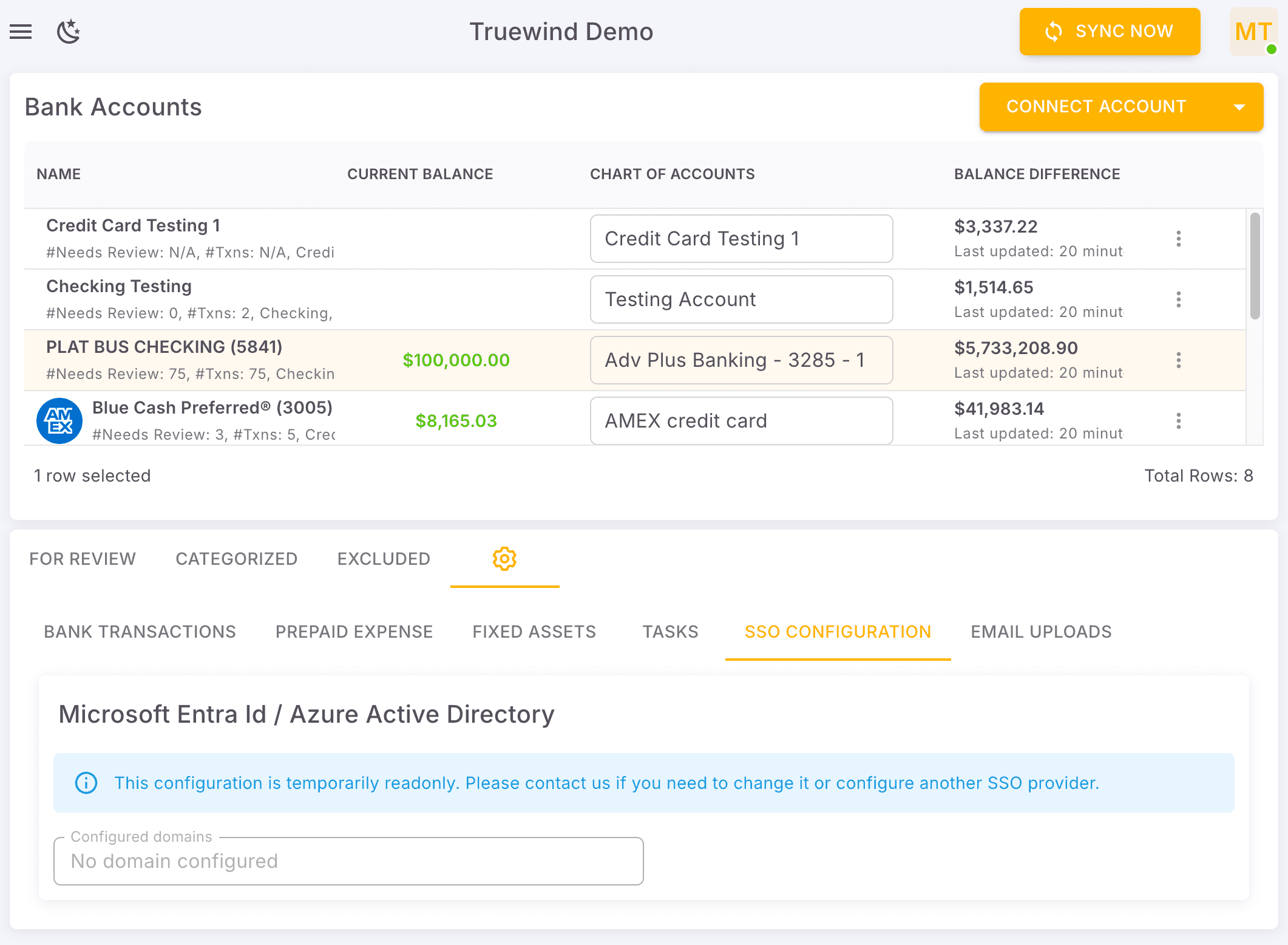 Screenshot showing Click EMAIL UPLOADS