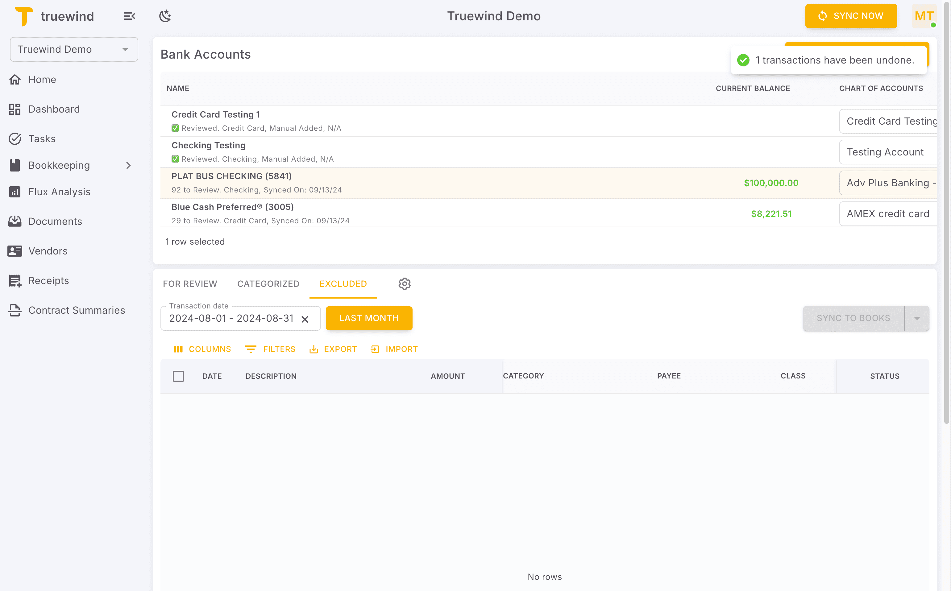 Screenshot showing Click For Review