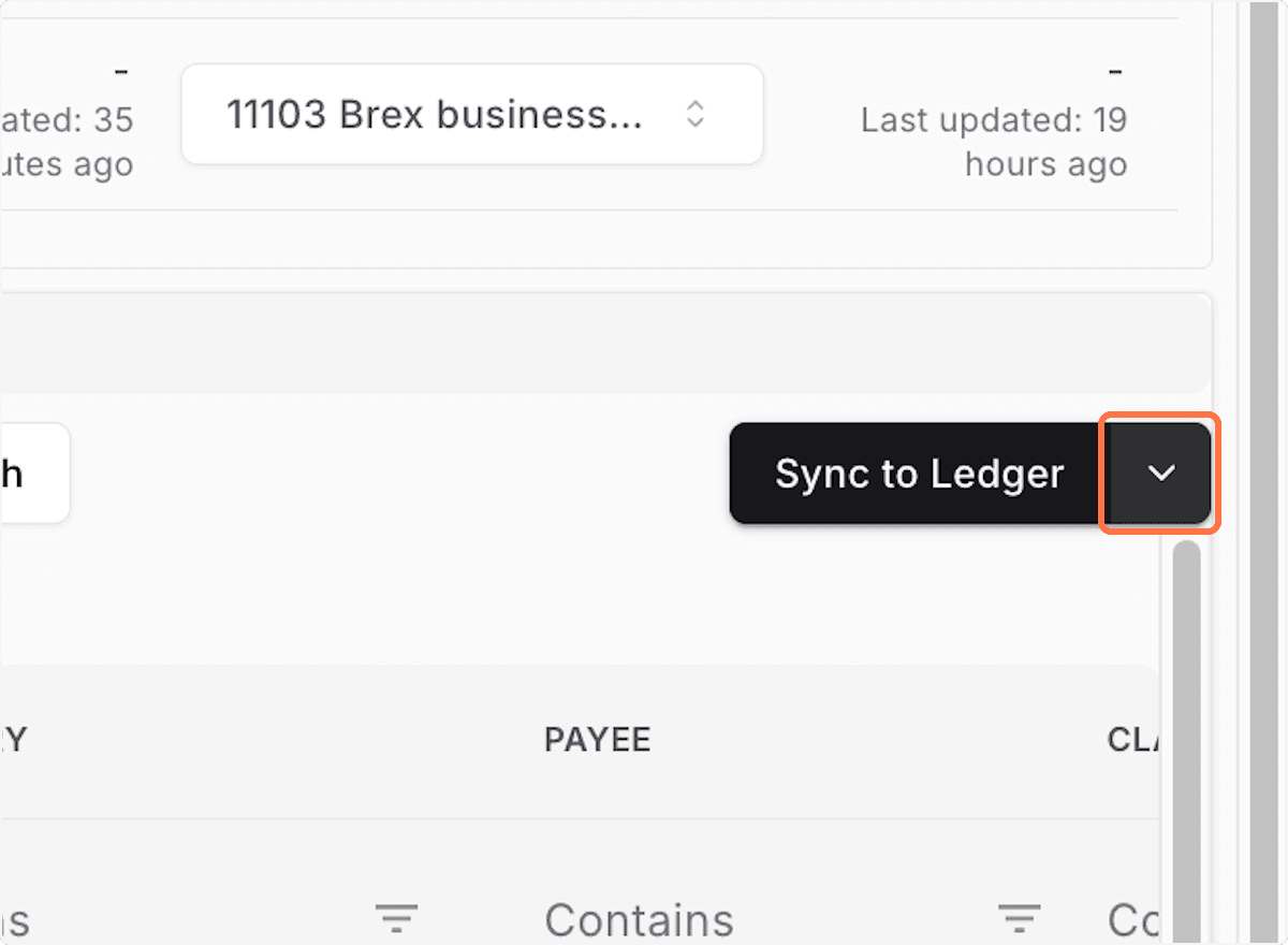 Screenshot showing Click dropdown trigger