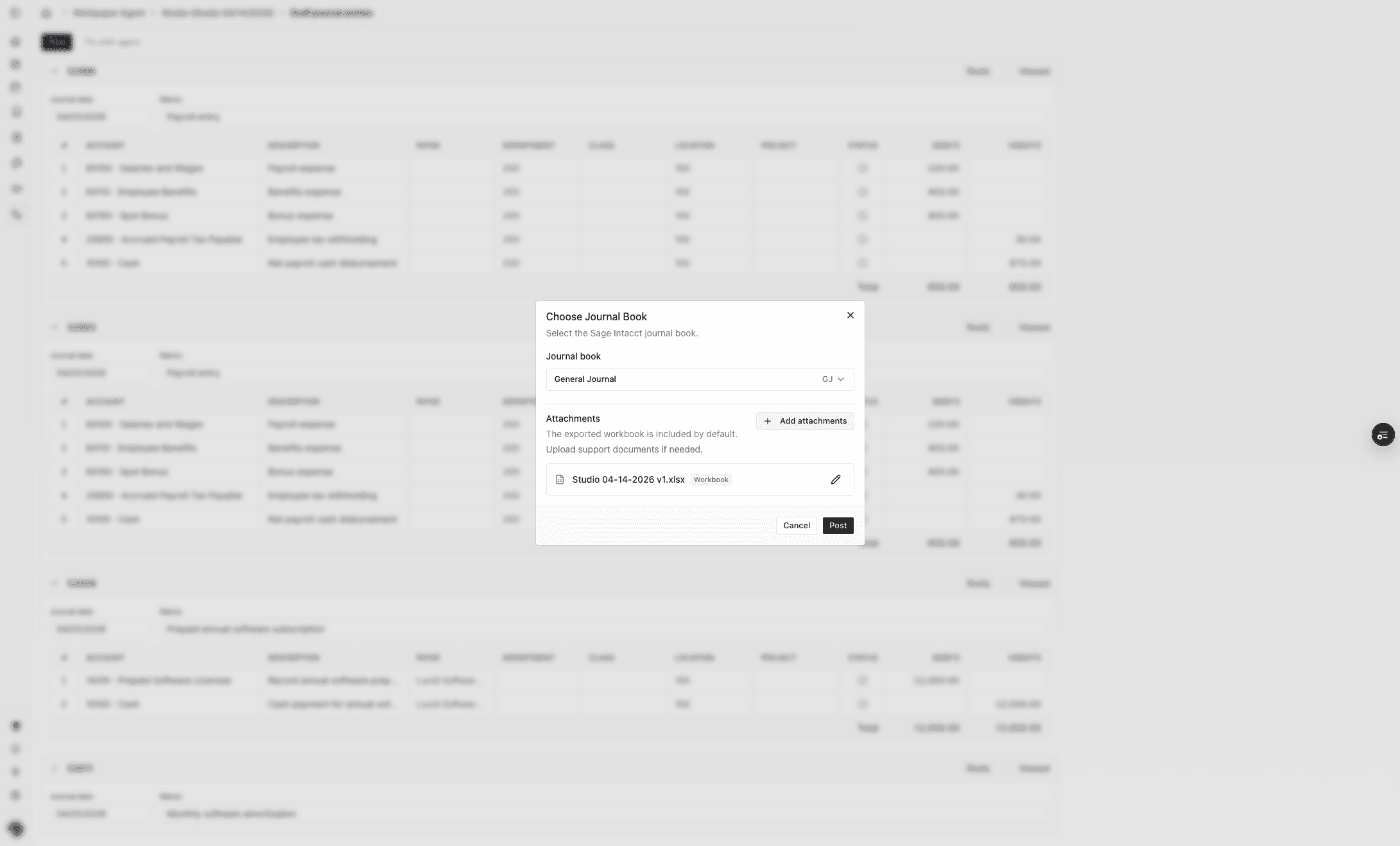 Screenshot showing Click Add attachments to Upload Other Files