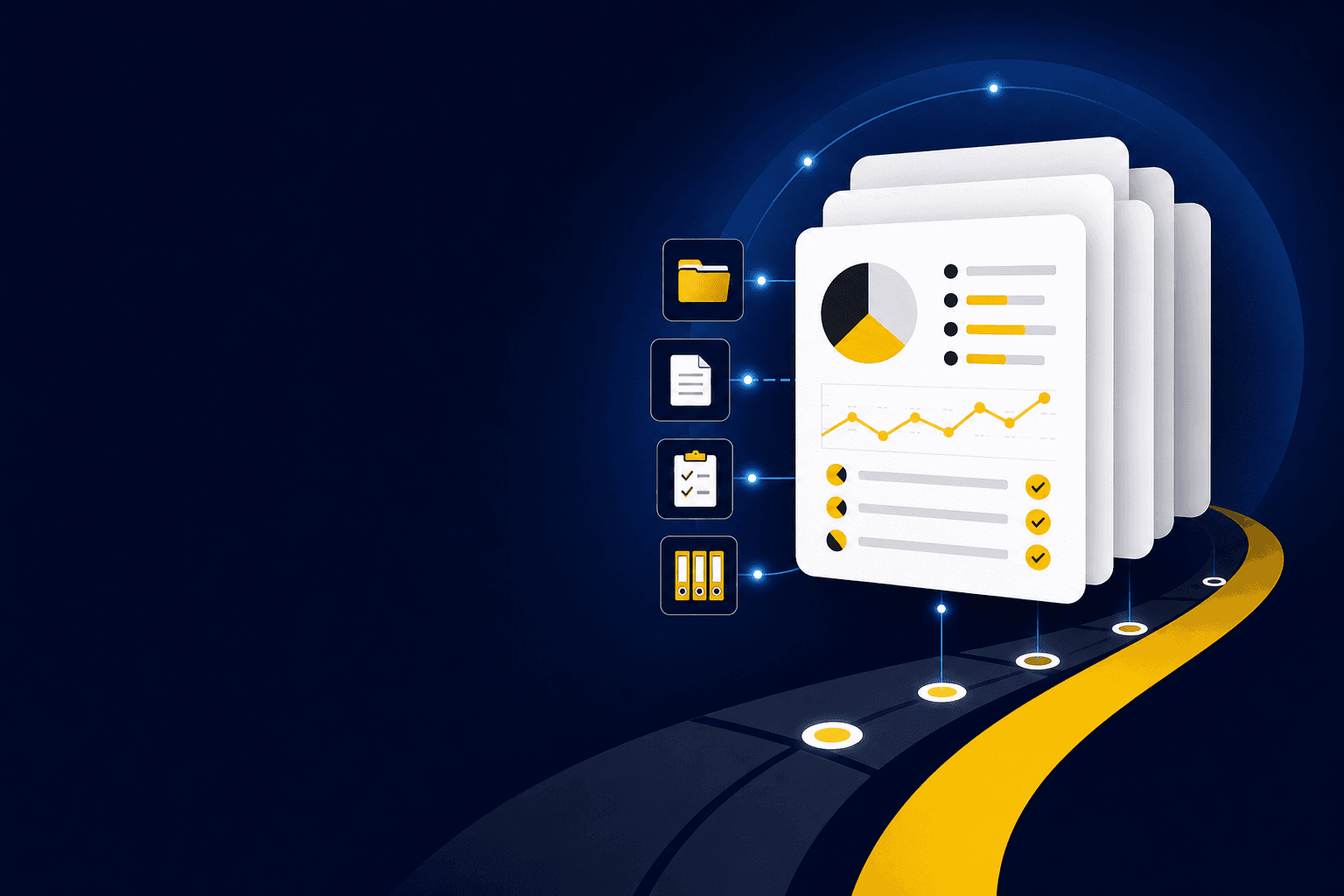 Month-End Close Automation Roadmap for Sage Intacct Teams - Truewind professional guide illustration